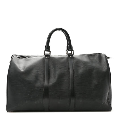 Louis Vuitton Epi Keepall 50 Black 1 of 13
