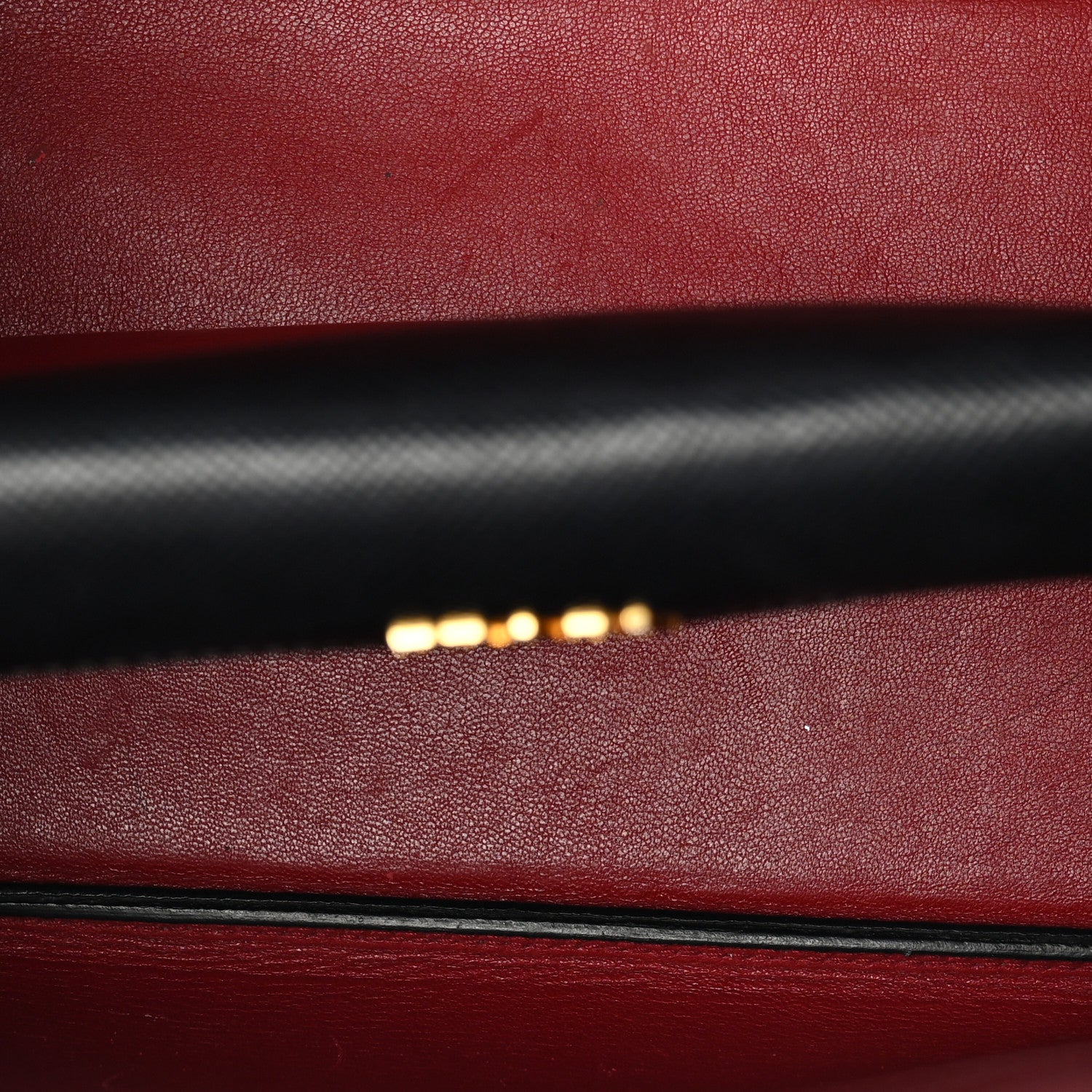 Prada Saffiano Cuir Small Double Bag Black Fuoco 5 of 13