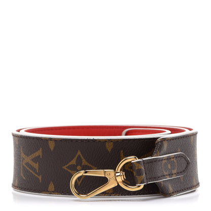 Louis Vuitton Monogram Bandouliere Shoulder Strap Red 1 of 6