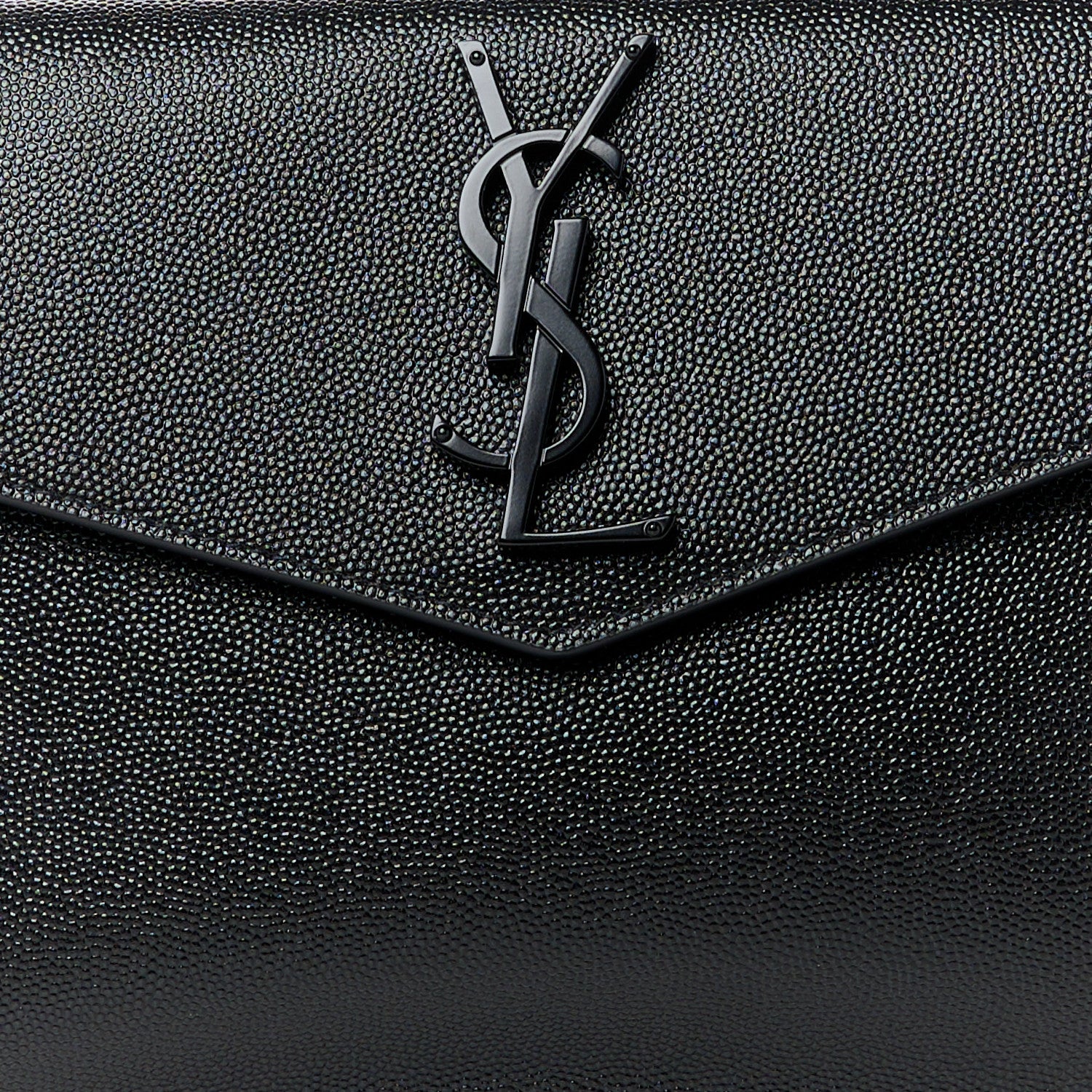 Saint Laurent Grain De Poudre Uptown Pouch Black 8 of 10