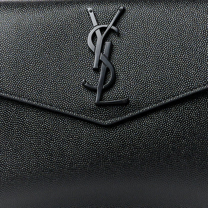 Saint Laurent Grain De Poudre Uptown Pouch Black 8 of 10