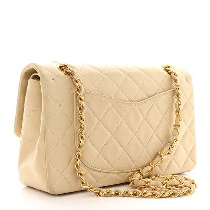 Chanel Lambskin Quilted Small Double Flap Beige 3 of 14