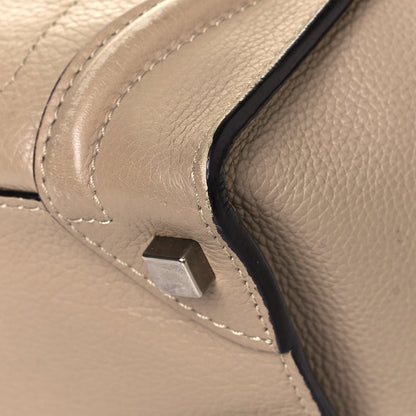 Celine Drummed Calfskin Micro Luggage Dune 10 of 19