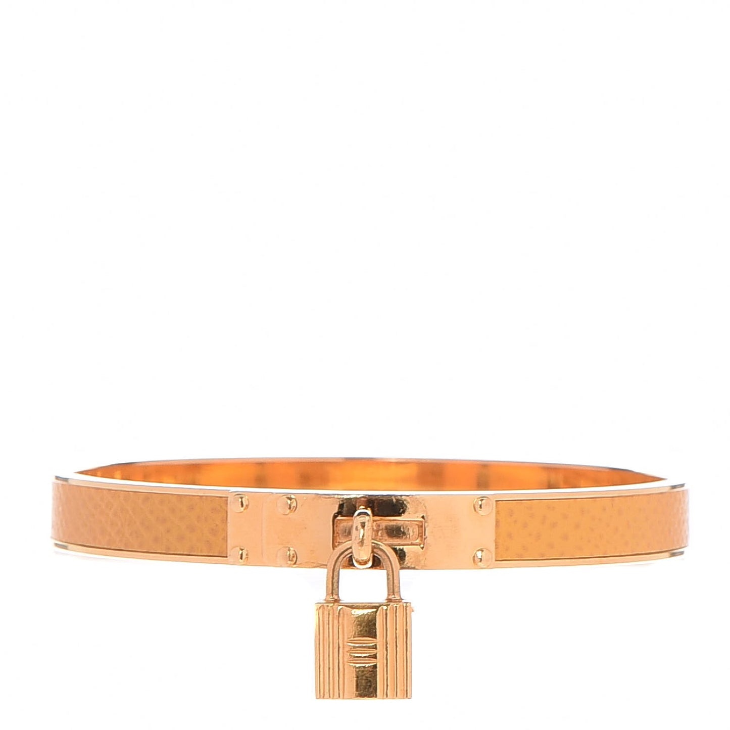 Courchevel Kelly Lock Cadena Bracelet Jaune