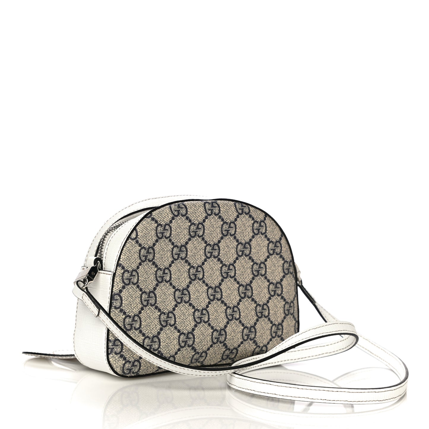 GG Supreme Monogram Childrens Octopus Messenger Bag White