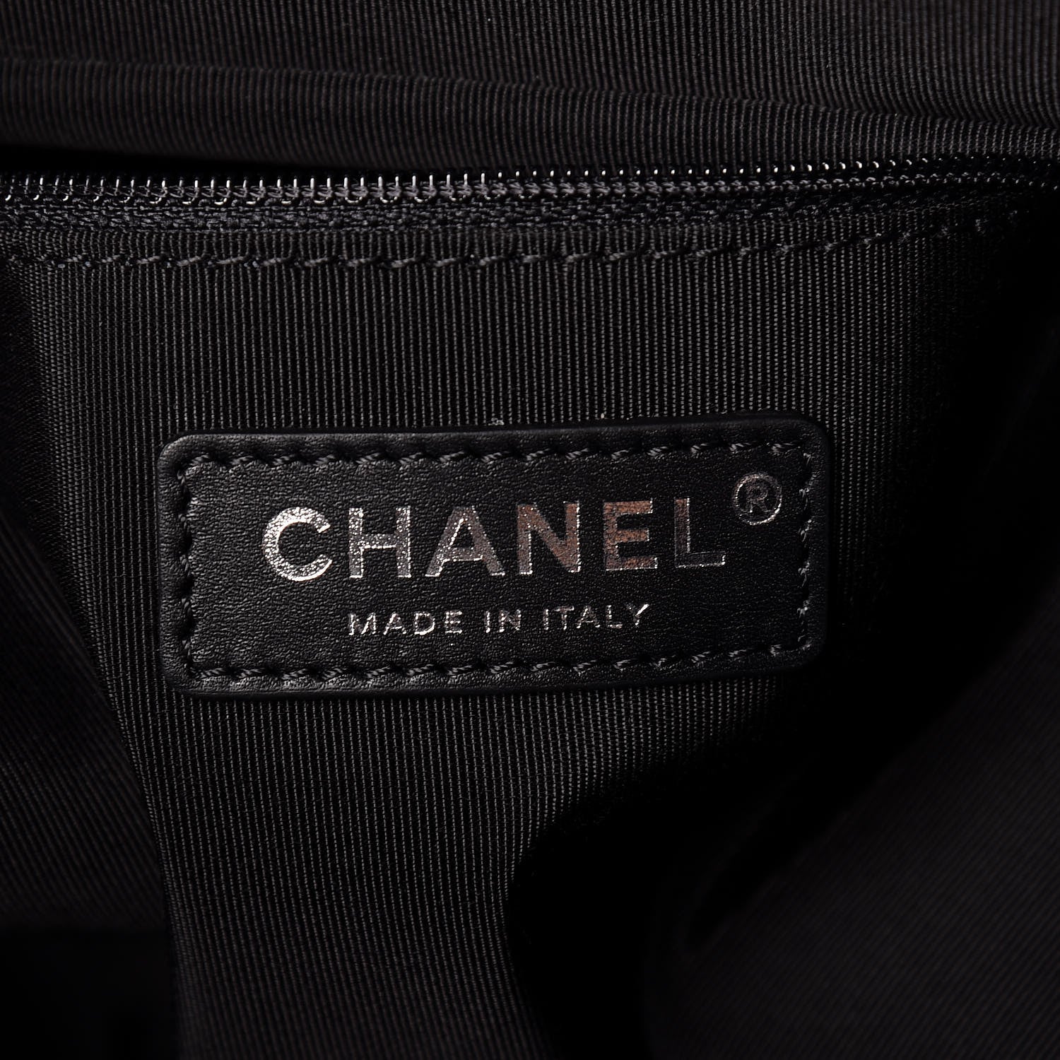 Chanel Vinyl Large La Pausa Bay Shopping Bag Black 6 of 10