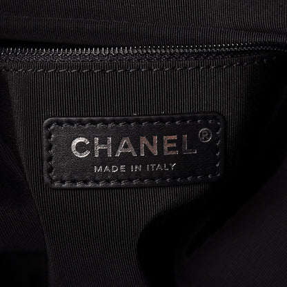 Chanel Vinyl Large La Pausa Bay Shopping Bag Black 6 of 10