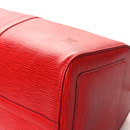Louis Vuitton Epi Keepall 45 Castillan Red 9 of 12
