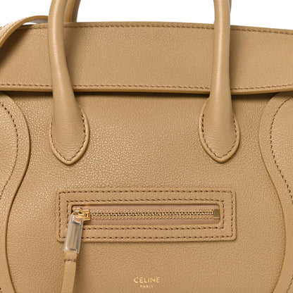 Celine Grained Calfskin Small New Luggage Sandcastle 8 of 10