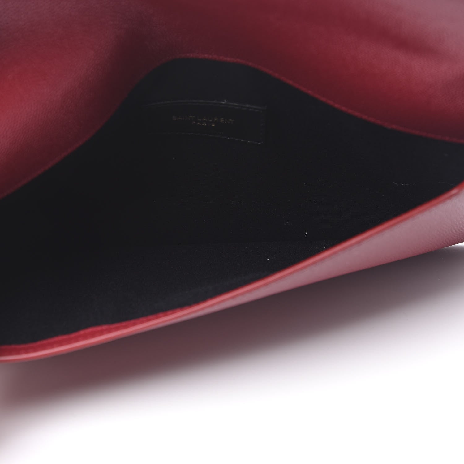 Saint Laurent Grain De Poudre Uptown Pouch Red 5 of 8