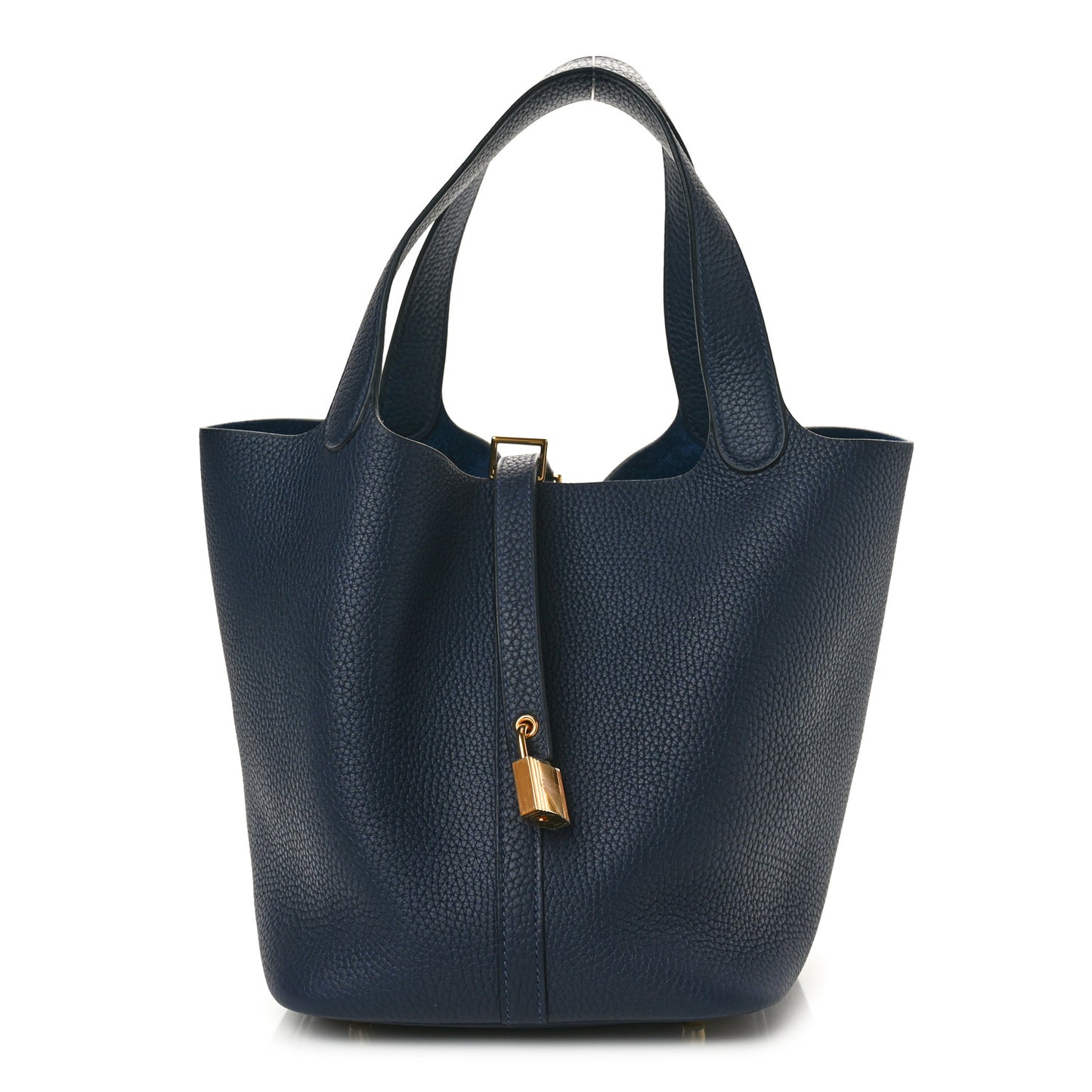 Taurillon Clemence Picotin Lock 18 PM Bleu Nuit