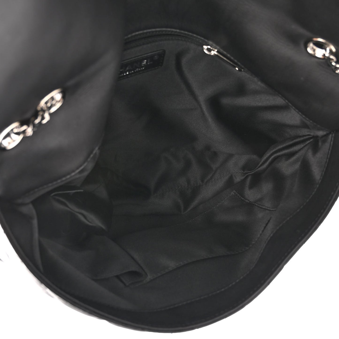Calfskin Quilted Tender Touch Flap Bag Black