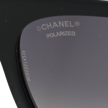 Chanel Acetate Polarized Square CC Sunglasses 5380 Black 7 of 8