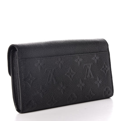 Louis Vuitton Empreinte Sarah Wallet NM Black 3 of 8