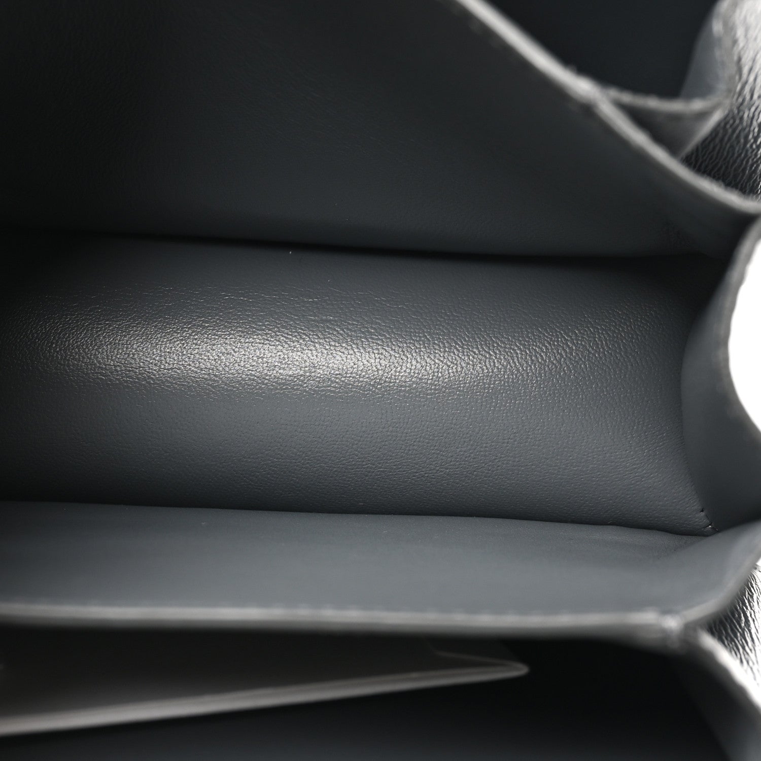 Celine Liege Calfskin Small Classic Box Flap Bag Medium Grey 5 of 9