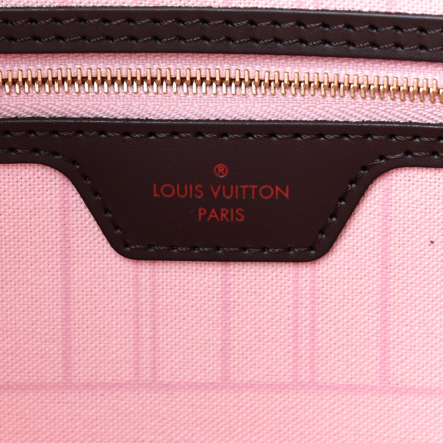 Louis Vuitton Damier Ebene Neo Neverfull MM Rose Ballerine 8 of 8