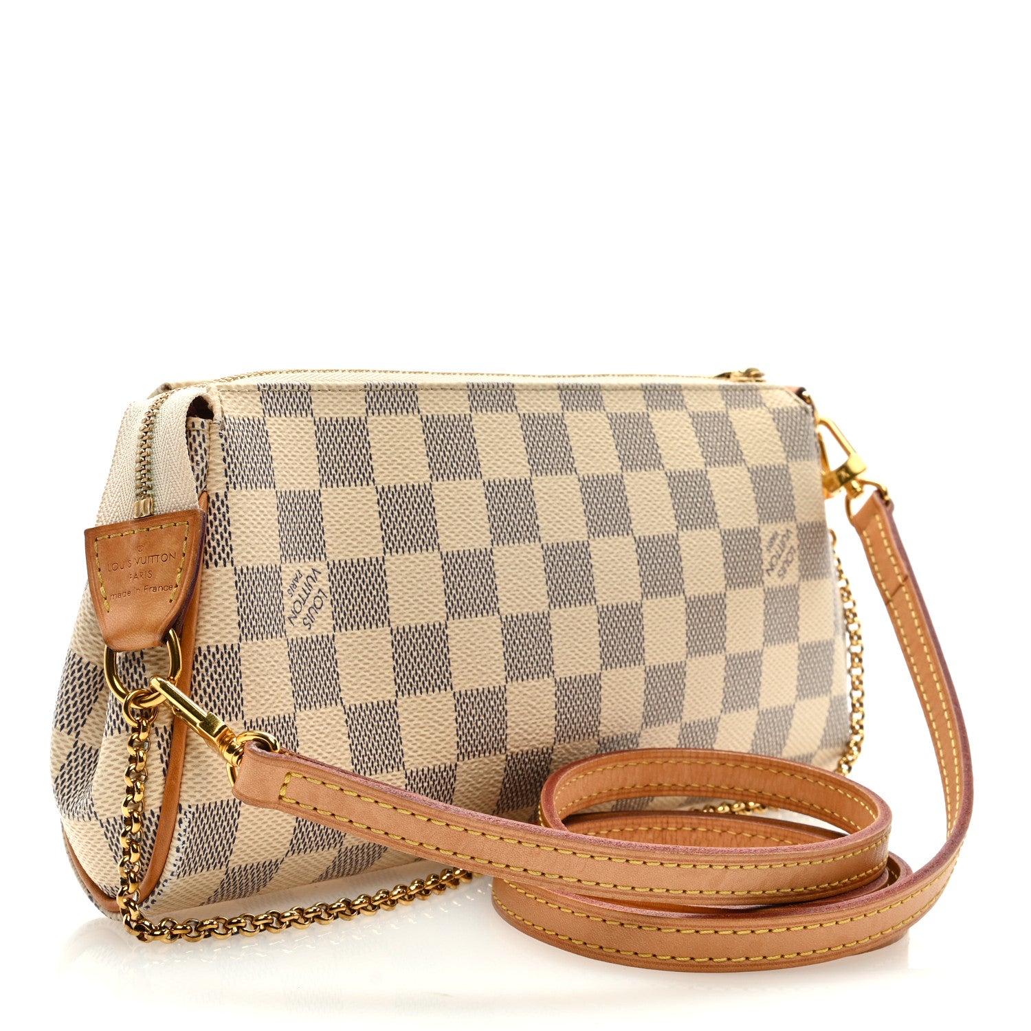 Louis Vuitton Damier Azur Eva Clutch 3 of 8