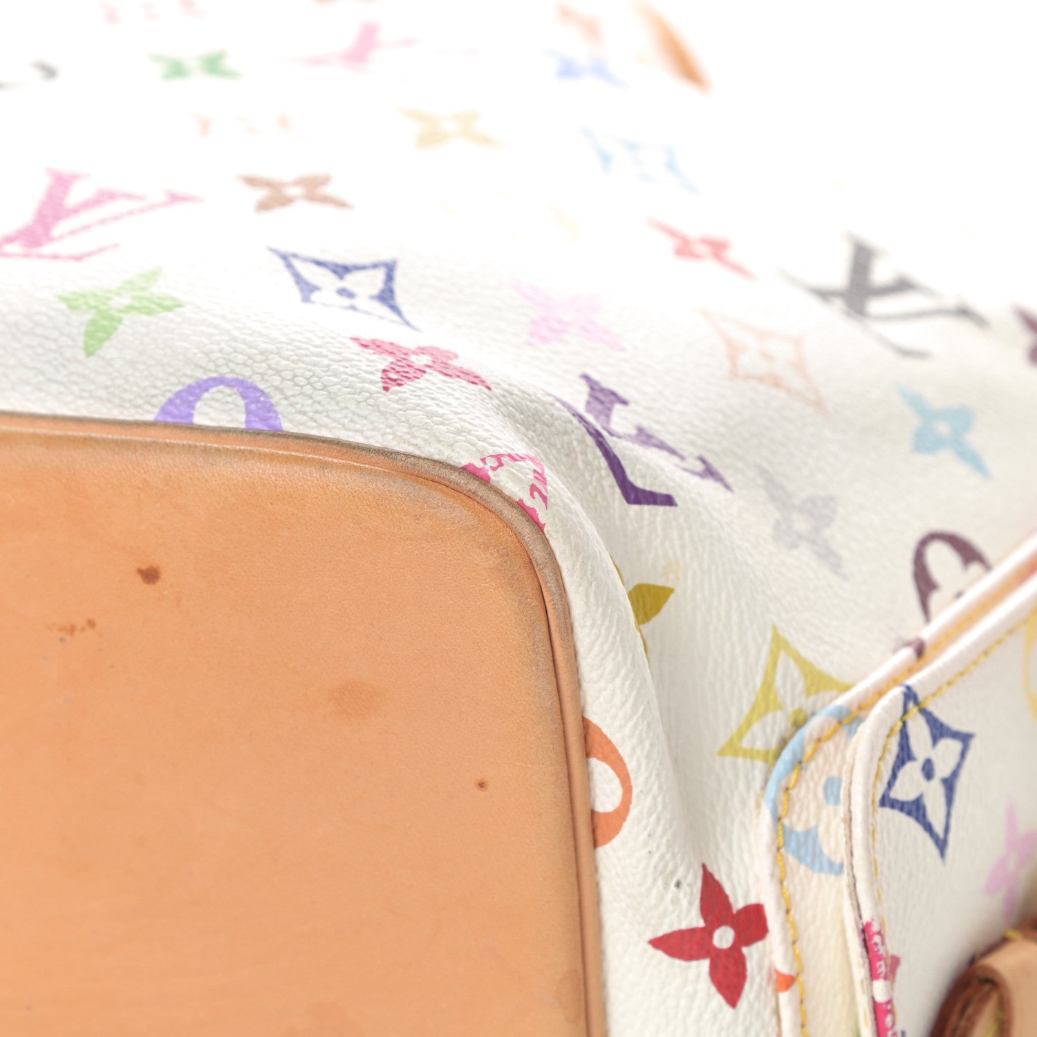 Louis Vuitton Monogram Multicolor Petit Noe White 11 of 16