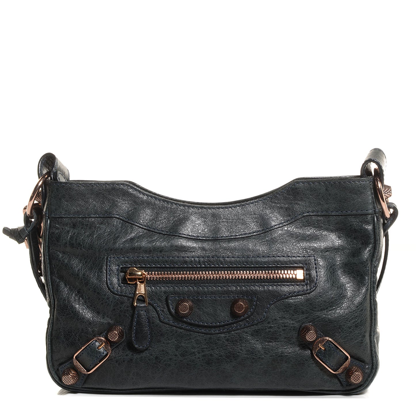 Agneau Giant 12 Rose Gold Hardware Hip Anthracite