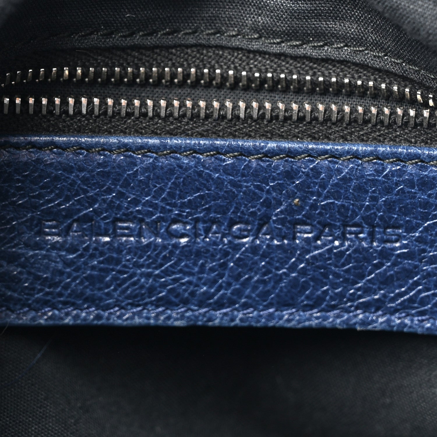 Balenciaga Agneau Giant 12 Silver Hardware Velo Bleu Mineral 7 of 14