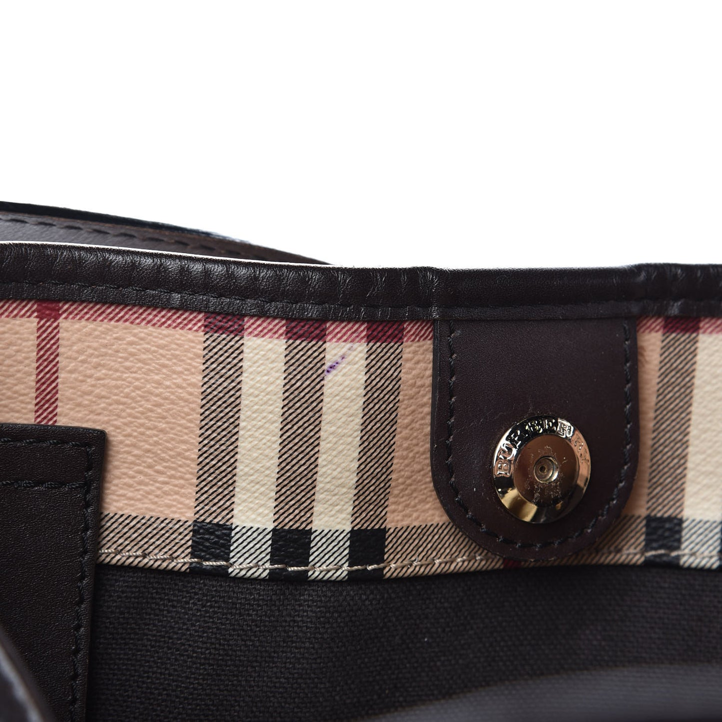 Haymarket Check Small Canterbury Tote Chocolate