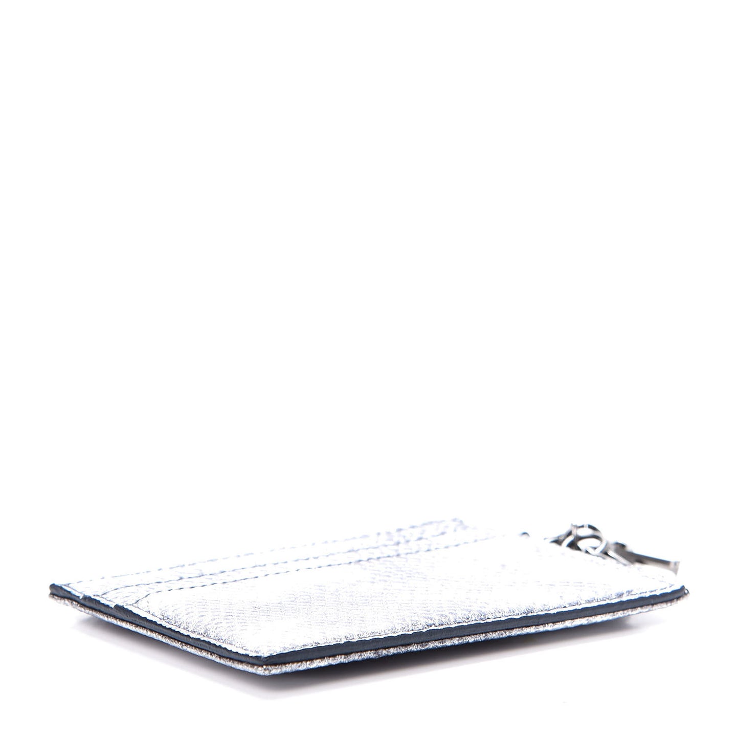 Karung Lady Dior Card Holder Vieil Argent