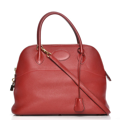 Hermes Taurillon Clemence Bolide 31 Rouge Casaque 1 of 9