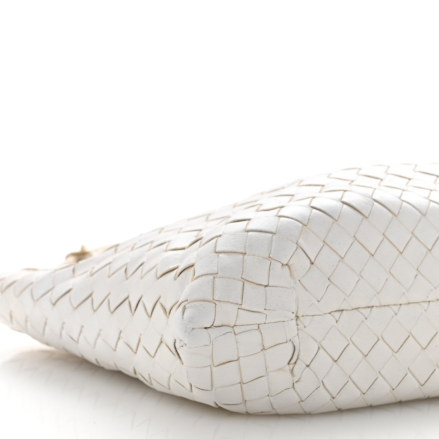 Bottega Veneta Nappa Intrecciato Small Capri Tote White 10 of 17