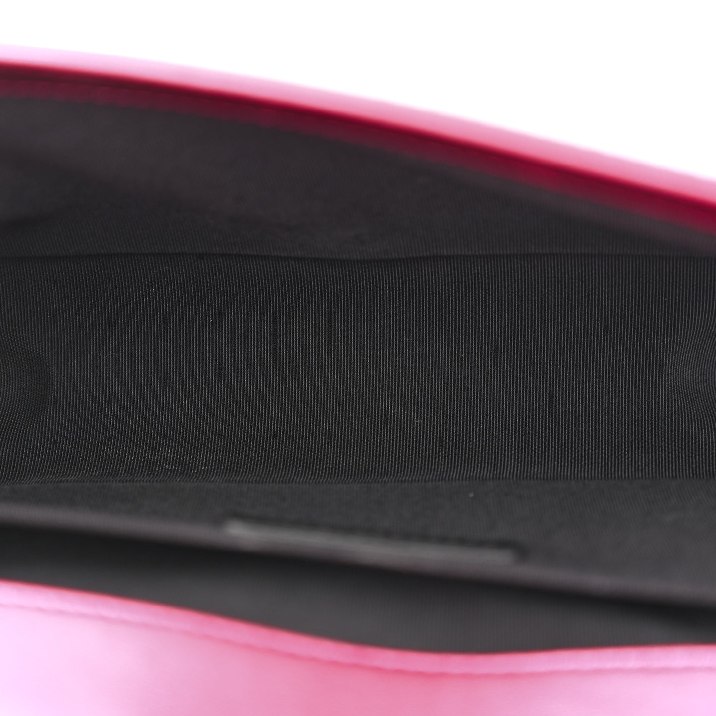 Metallic Patent Calfskin Quilted Medium Boy Flap Pink