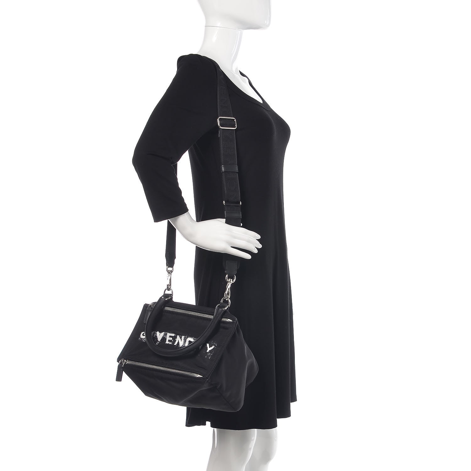 Givenchy Nylon 4G Small Pandora Black 2 of 8