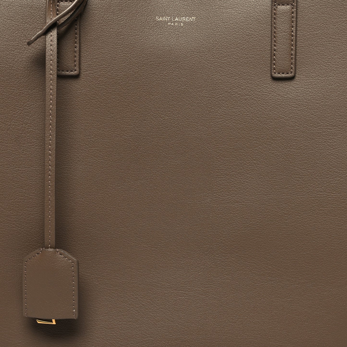 Calfskin Large Shopping Tote Taupe