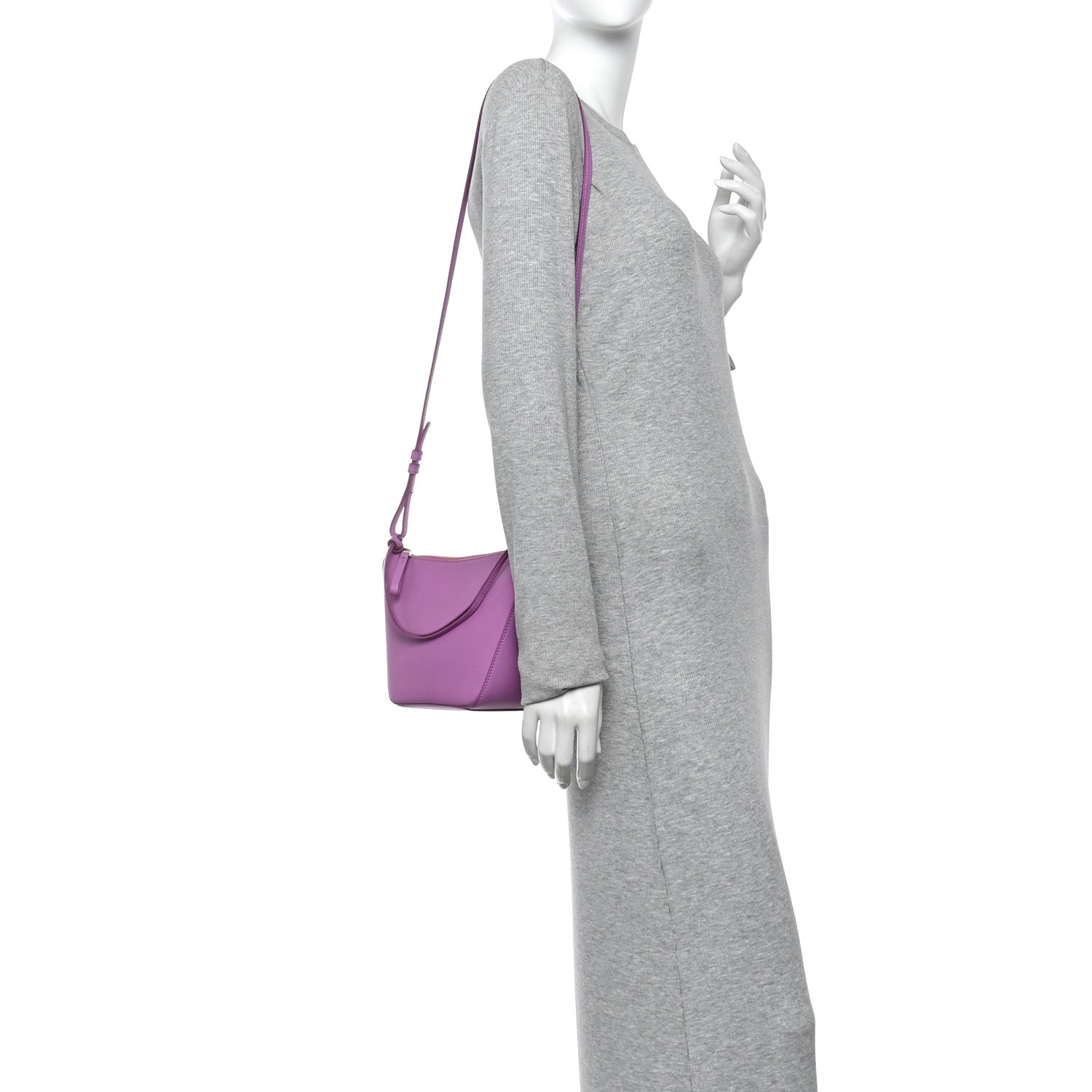 Loewe Calfskin Mini Hammock Hobo Rockrose 2 of 10