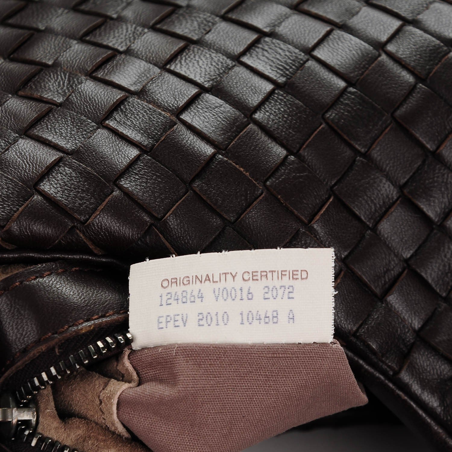 Bottega Veneta Nappa Intrecciato Large Campana Ebano 7 of 8