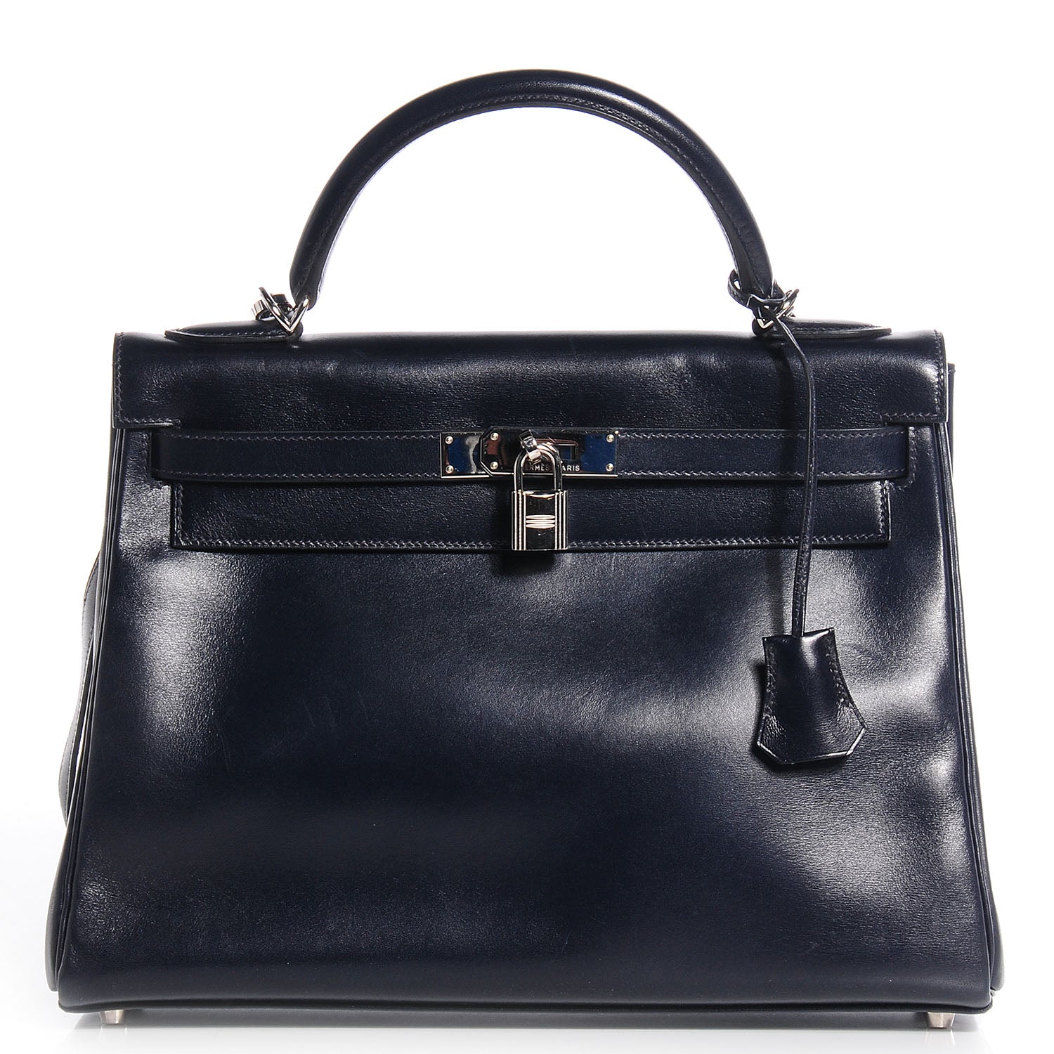 Hermes Box Kelly Retourne 32 Indigo 1 of 28