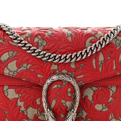 Gucci GG Supreme Monogram Arabesque Dionysus Shoulder Bag Hibiscus Red 9 of 11