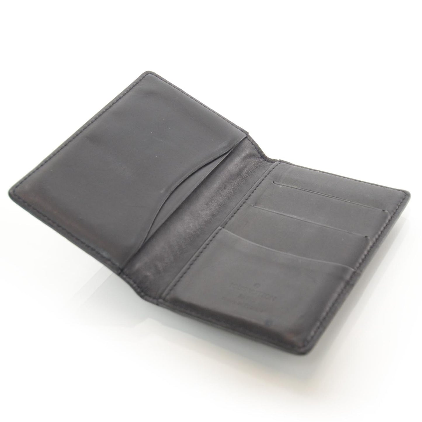 Nomade Leather Pocket Organizer Card Holder Black
