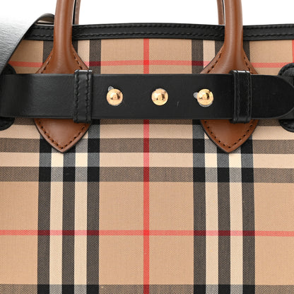 Burberry Calfskin Vintage Check Triple Stud Mini Belt Bag Archive Beige 8 of 16