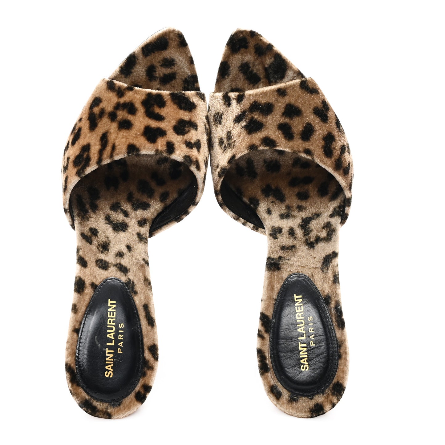 Velvet Leopard Print Gippy 105 Sandals 38 Manto Naturale