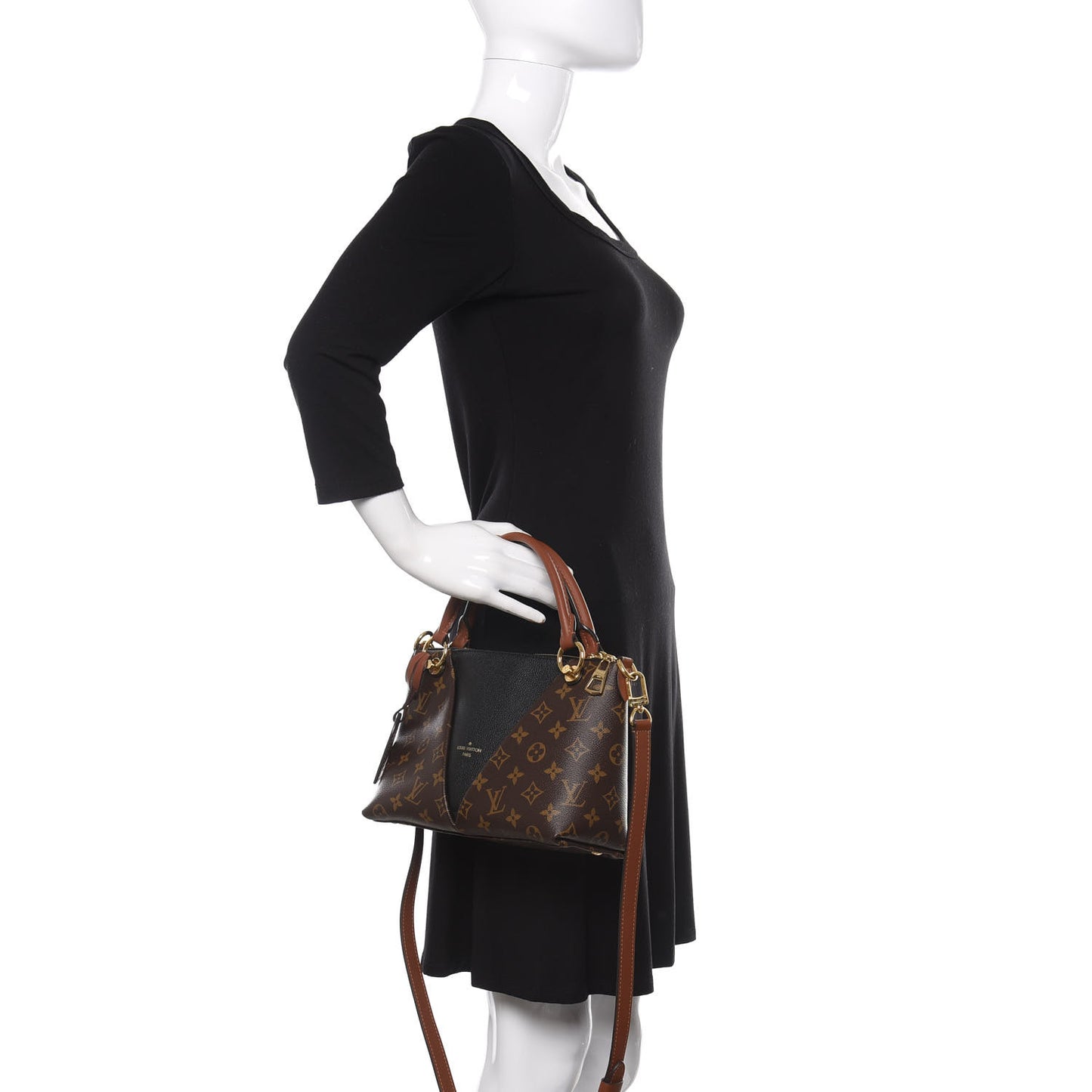 Monogram V Tote BB Black
