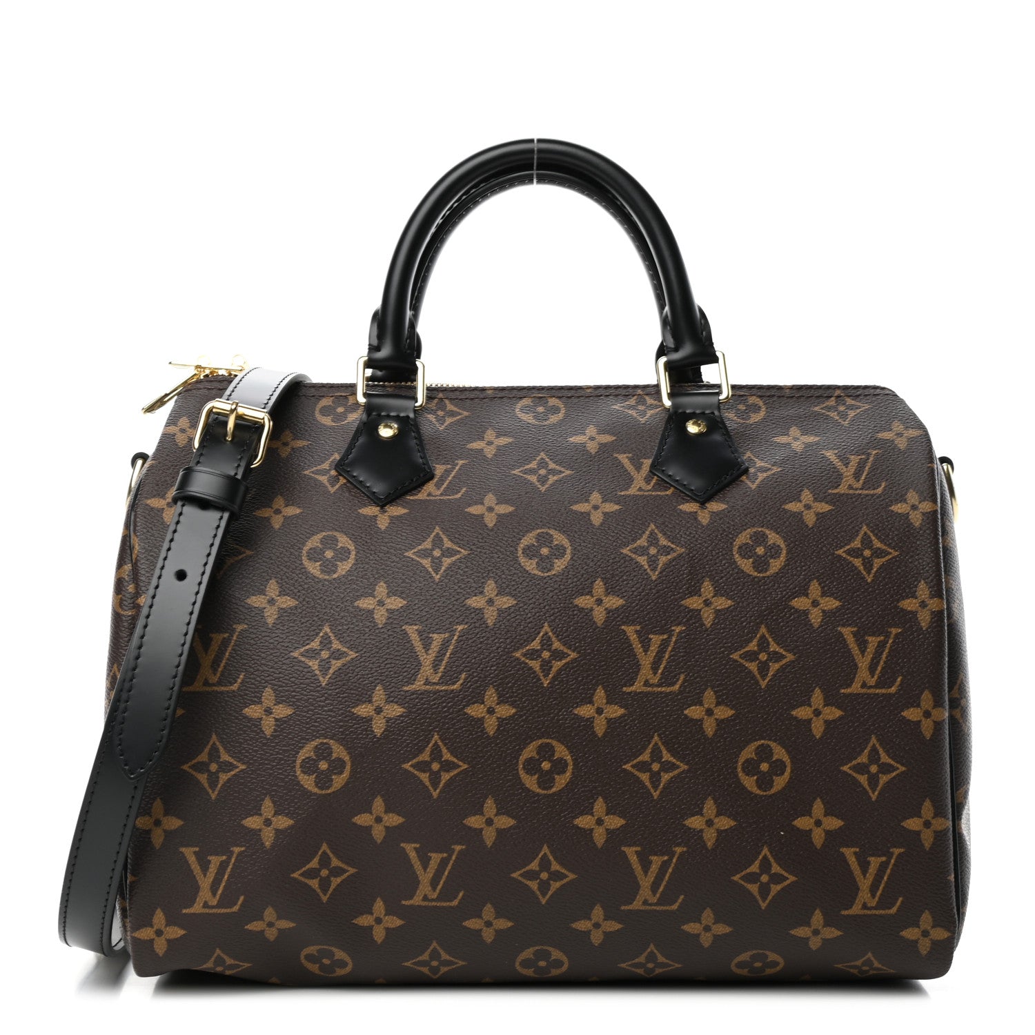 Louis Vuitton Monogram My World Tour Speedy Bandouliere 30 Black 1 of 5