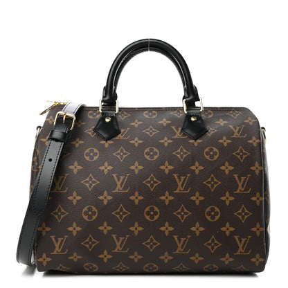 Louis Vuitton Monogram My World Tour Speedy Bandouliere 30 Black 1 of 5
