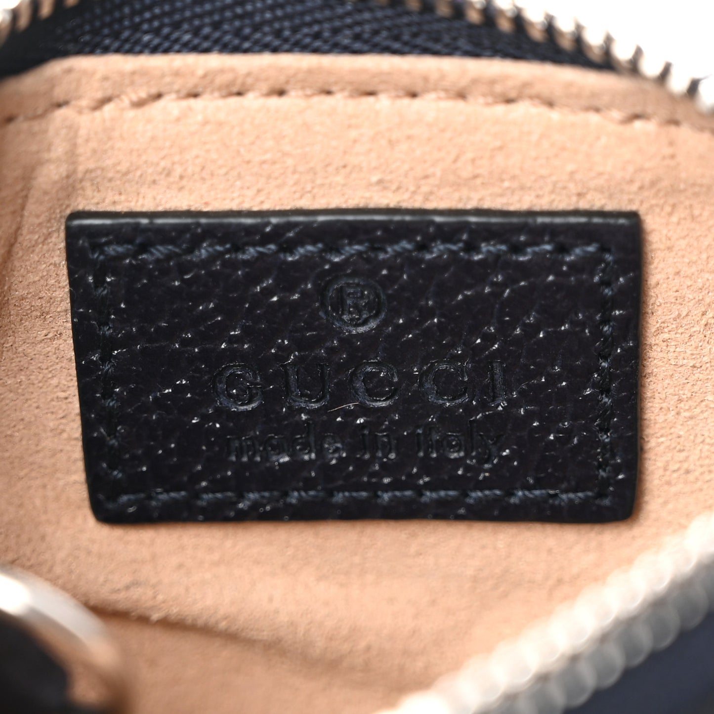 GG Supreme Monogram Web Ophidia Key Case Beige Blue