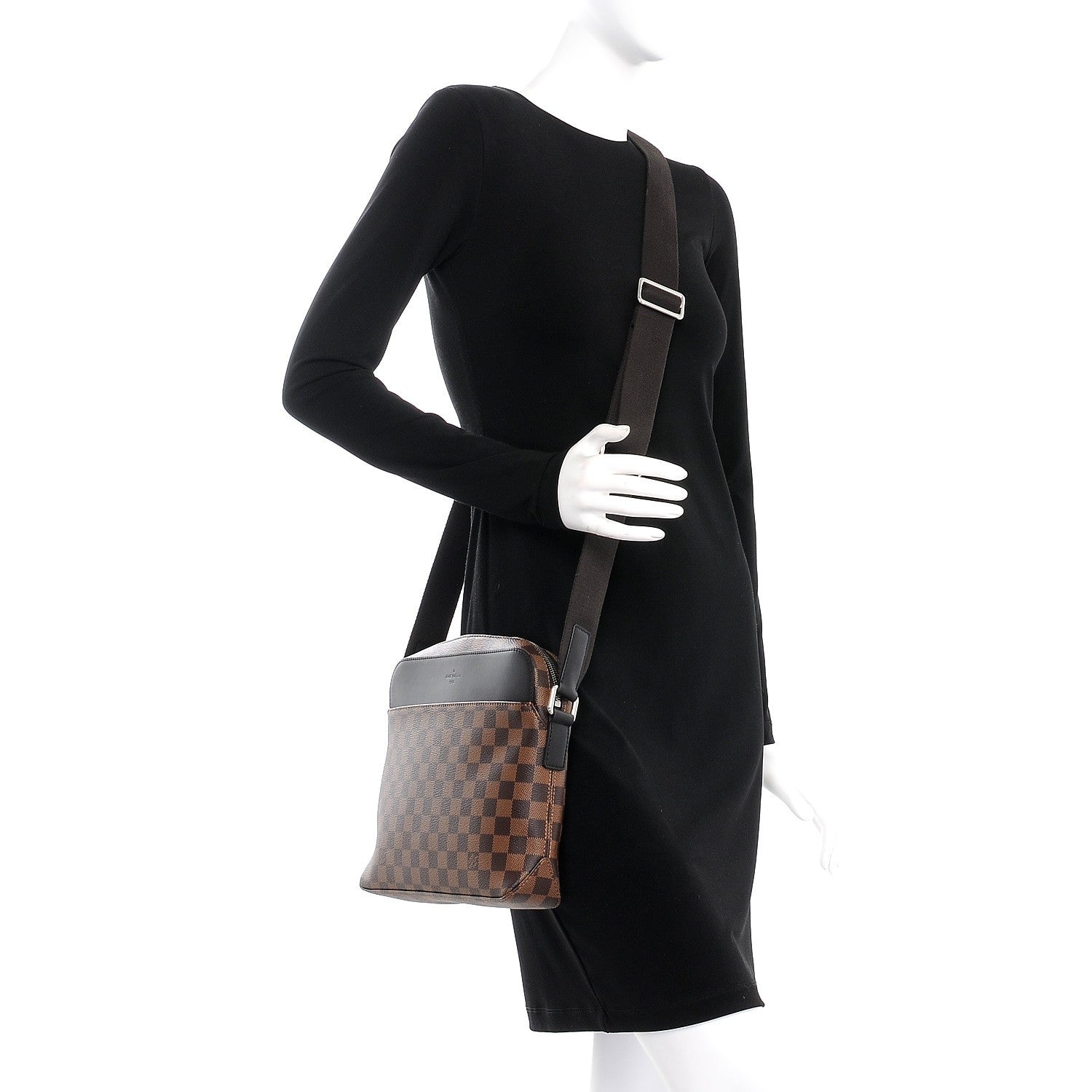 Louis Vuitton Damier Ebene Jake PM Messenger 2 of 7