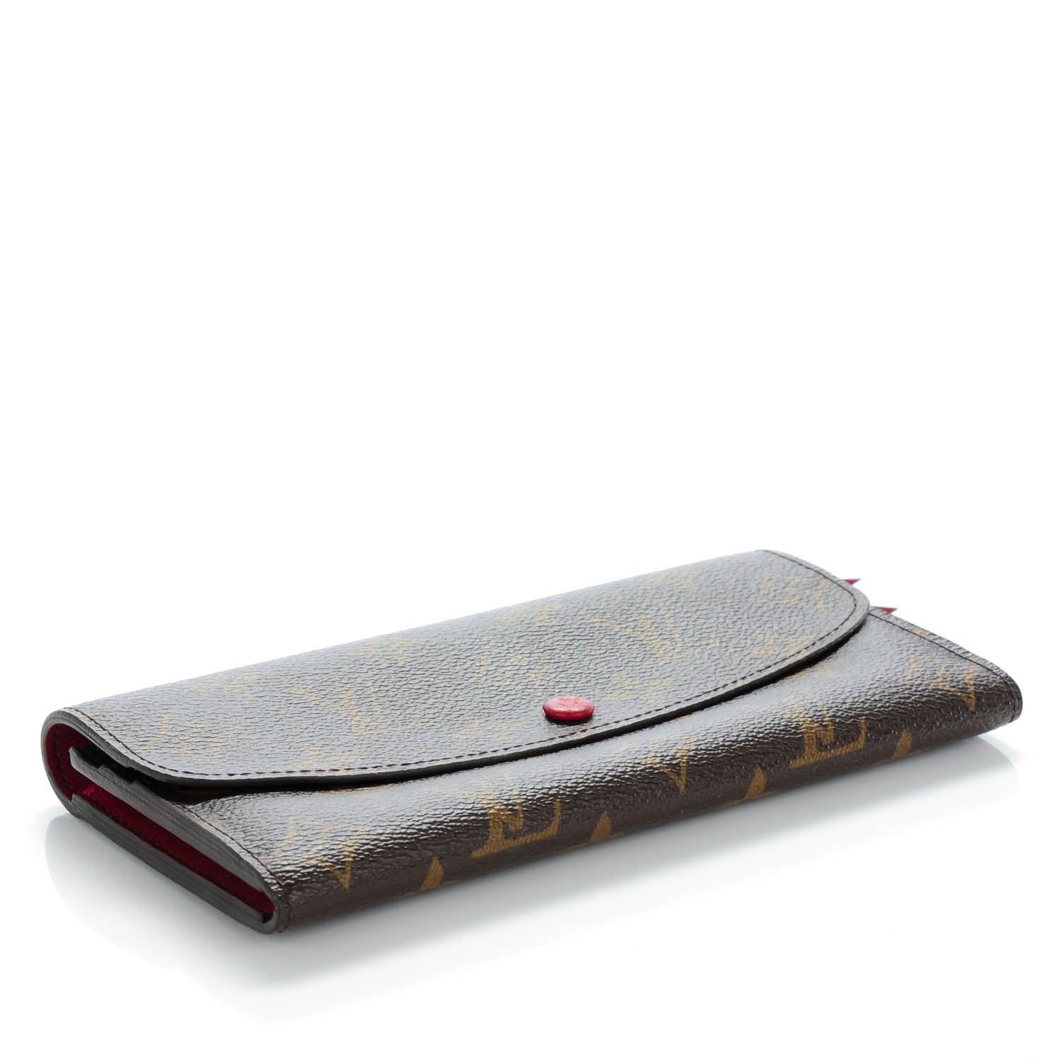 Louis Vuitton Monogram Emilie Wallet Red 4 of 8