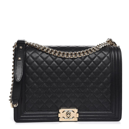 Chanel Caviar Quilted Large Boy Flap Black 1 of 7
