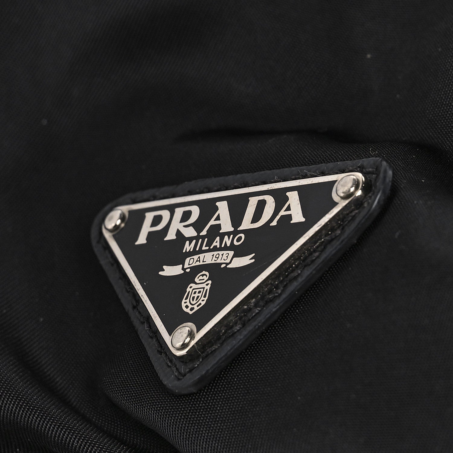 Prada Nylon Tessuto Saffiano Backpack Black 7 of 12