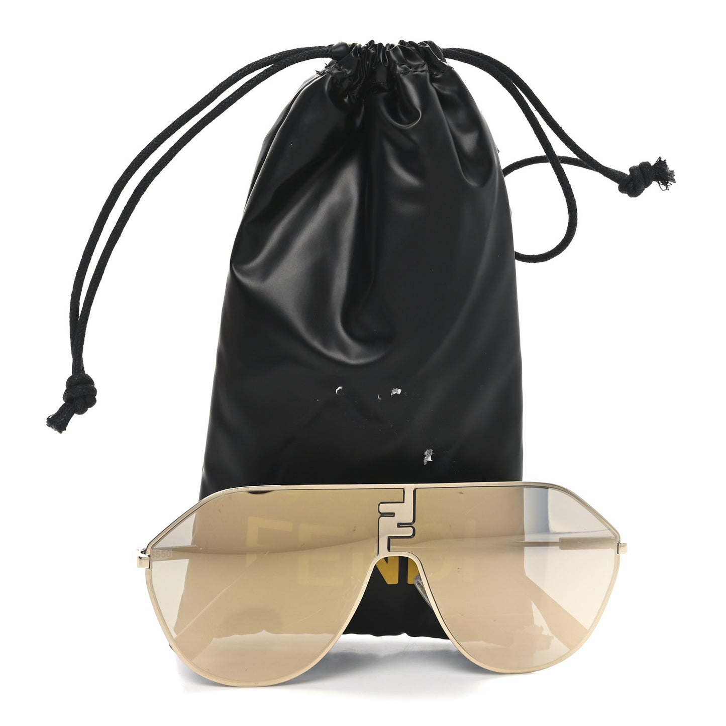 Metal Aviator Sunglasses FE40080U Gold