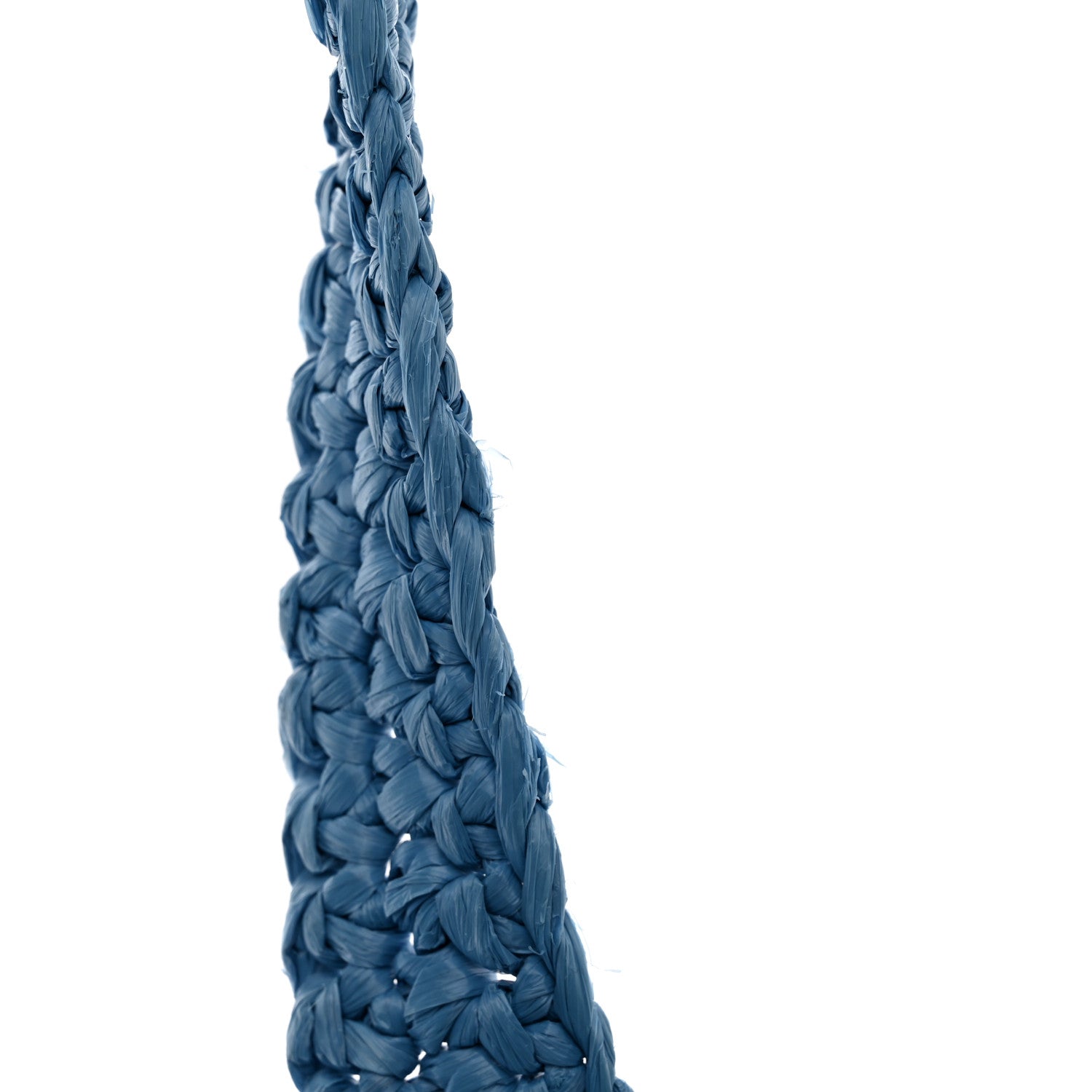 Stella McCartney Braided Raffia Eco Alter Napa Perforated Logo Crossbody Bag Light Blue 10 of 10