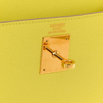 Hermes Epsom Kelly Sellier 32 Soufre 6 of 11