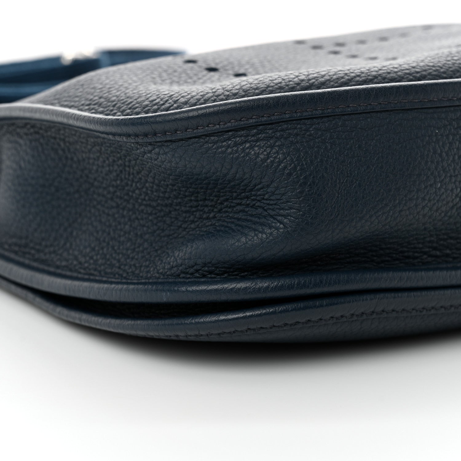 Hermes Taurillon Clemence Evelyne III PM Bleu De Prusse 9 of 10